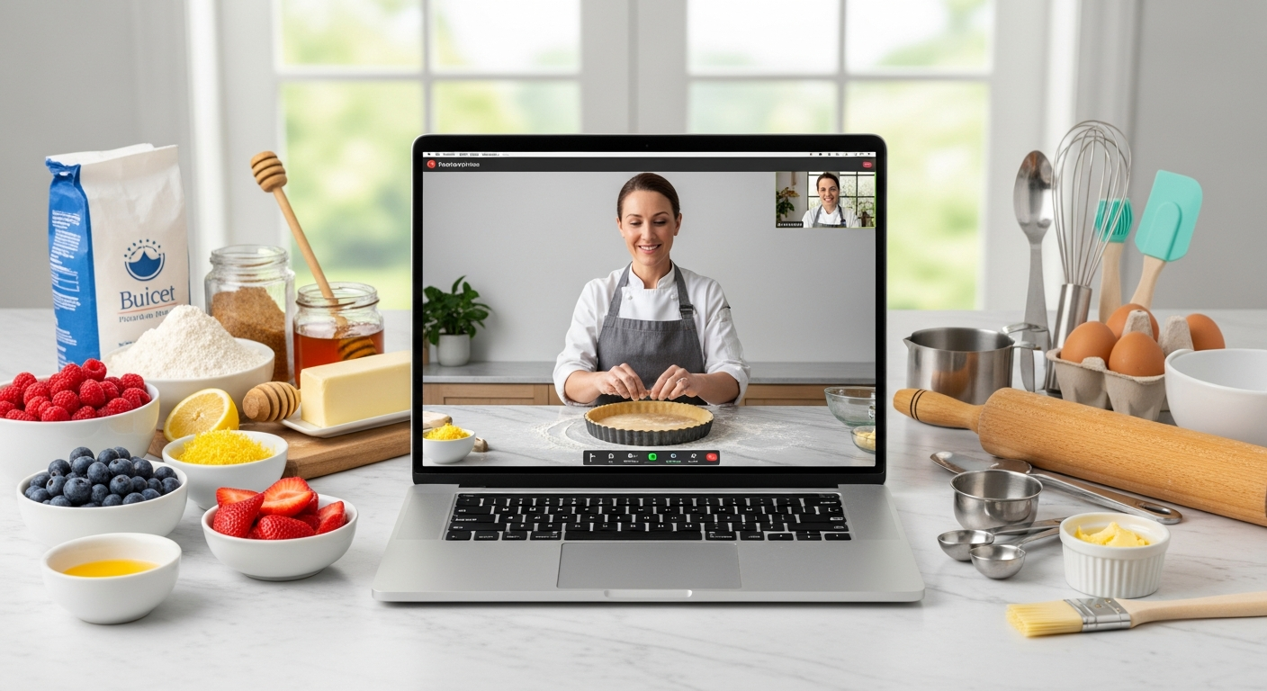 Онлайн-урок по выпечке